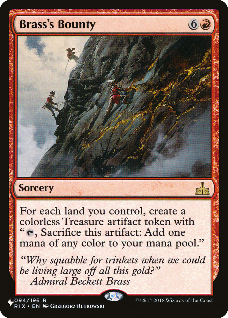 Brass's Bounty [The List] - The Mythic Store | 24h Order Processing