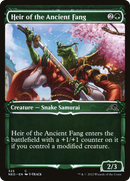 Heir of the Ancient Fang (Showcase Samurai) [Kamigawa: Neon Dynasty] - The Mythic Store | 24h Order Processing