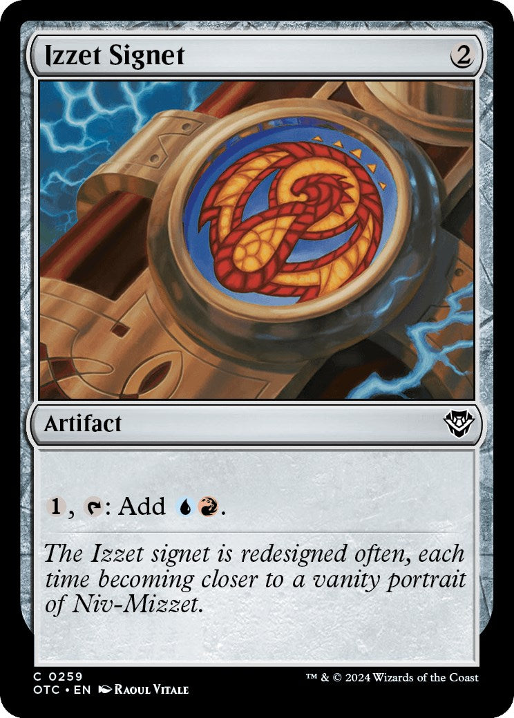 Izzet Signet [Outlaws of Thunder Junction Commander] - The Mythic Store | 24h Order Processing