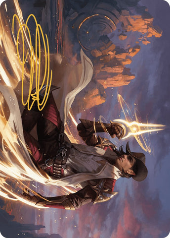 Kellan, the Kid Art Card (Gold-Stamped Signature) [Outlaws of Thunder Junction Art Series] - The Mythic Store | 24h Order Processing