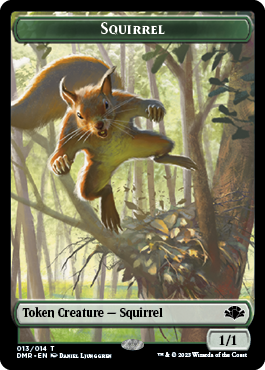 Zombie // Squirrel Double-Sided Token [Dominaria Remastered Tokens] - The Mythic Store | 24h Order Processing