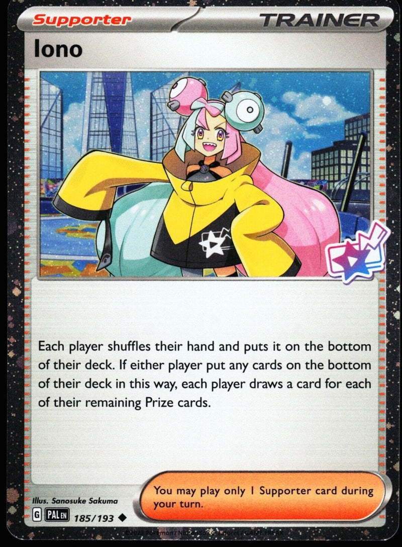 Iono (185/193) (Cosmo Foil) [Scarlet & Violet: Paldea Evolved] - The Mythic Store | 24h Order Processing