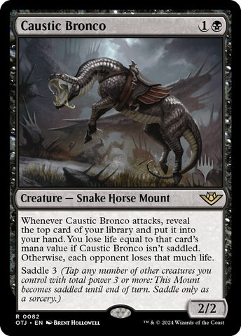 Caustic Bronco (Promo Pack) [Outlaws of Thunder Junction Promos] - The Mythic Store | 24h Order Processing