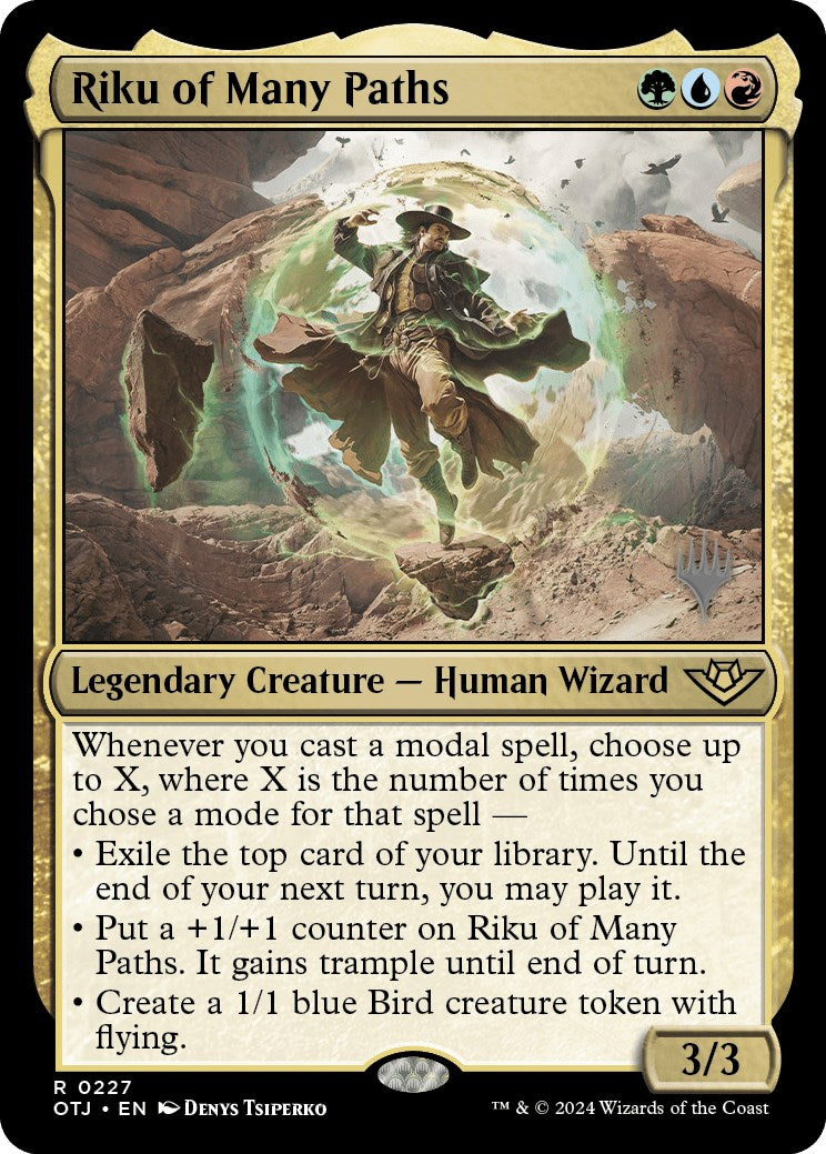 Riku of Many Paths (Promo Pack) [Outlaws of Thunder Junction Promos] - The Mythic Store | 24h Order Processing