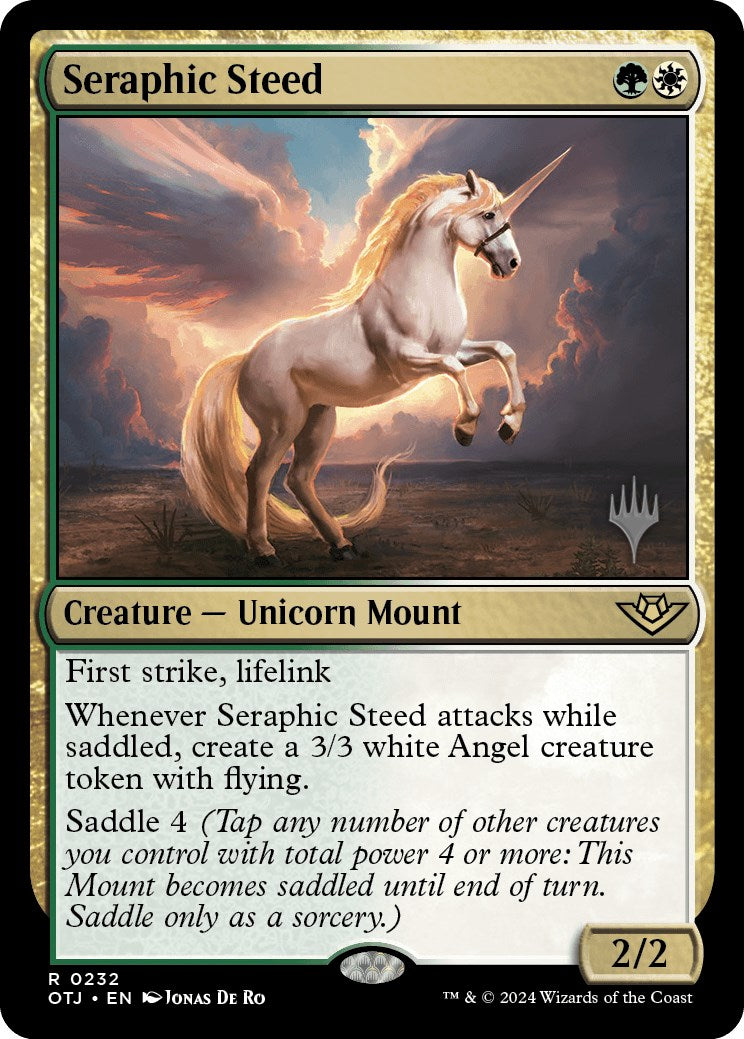 Seraphic Steed (Promo Pack) [Outlaws of Thunder Junction Promos] - The Mythic Store | 24h Order Processing