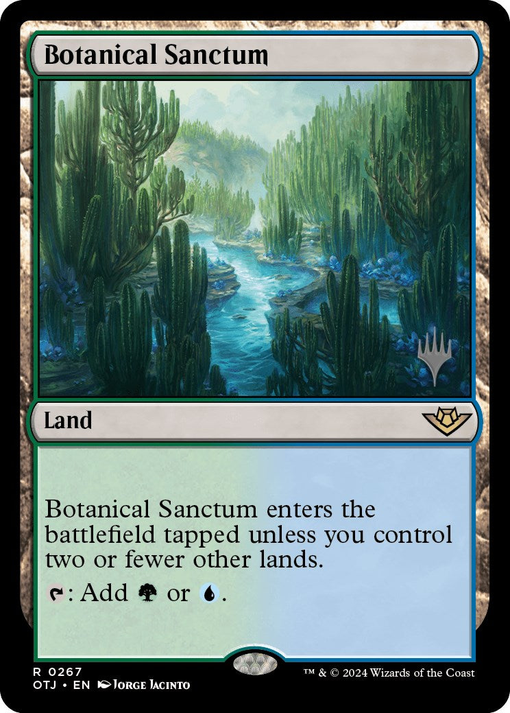 Botanical Sanctum (Promo Pack) [Outlaws of Thunder Junction Promos] - The Mythic Store | 24h Order Processing