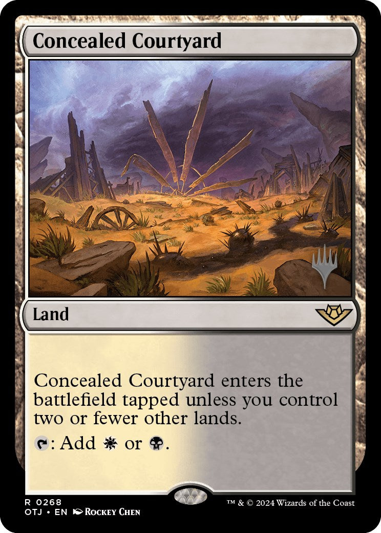 Concealed Courtyard (Promo Pack) [Outlaws of Thunder Junction Promos] - The Mythic Store | 24h Order Processing