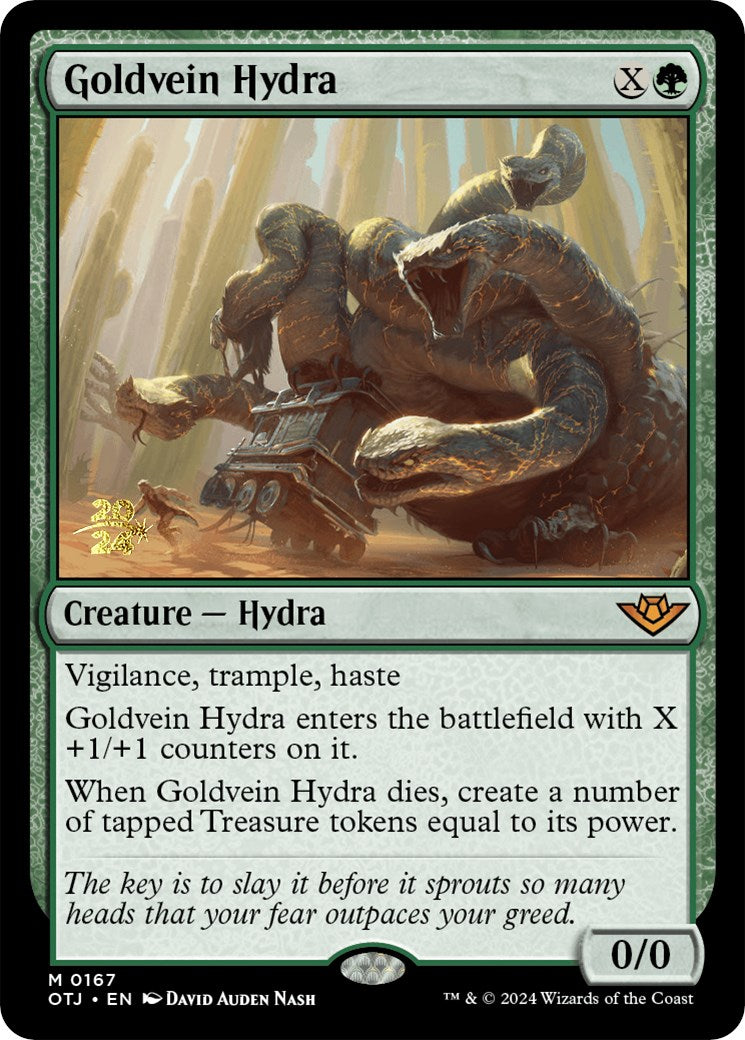 Goldvein Hydra [Outlaws of Thunder Junction Prerelease Promos] - The Mythic Store | 24h Order Processing