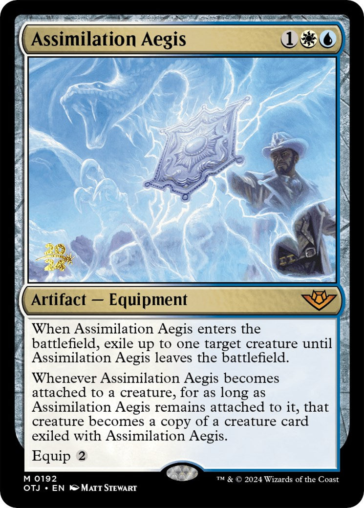 Assimilation Aegis [Outlaws of Thunder Junction Prerelease Promos] - The Mythic Store | 24h Order Processing