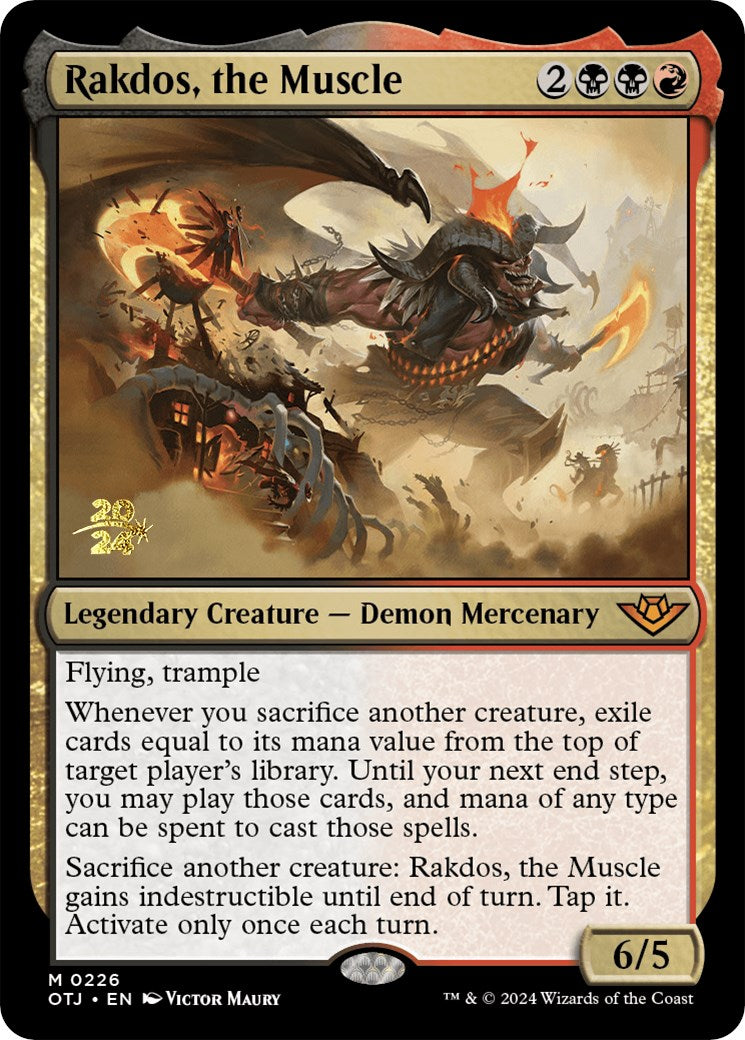 Rakdos, the Muscle [Outlaws of Thunder Junction Prerelease Promos] - The Mythic Store | 24h Order Processing