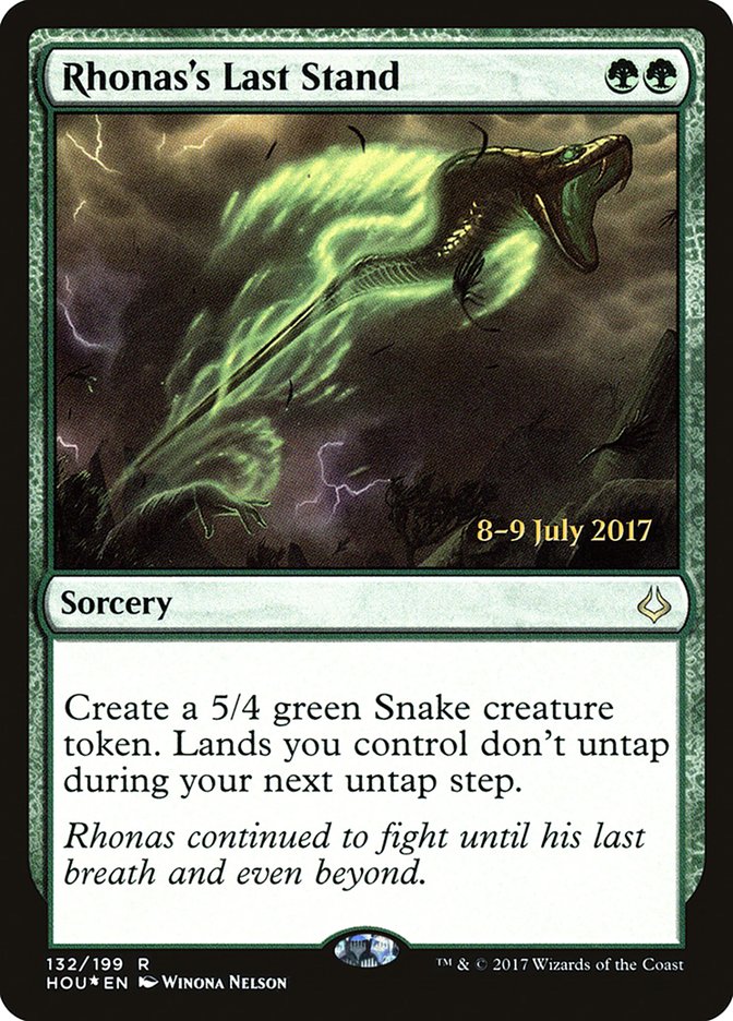 Rhonas's Last Stand [Hour of Devastation Prerelease Promos] - The Mythic Store | 24h Order Processing