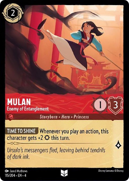 Mulan - Enemy of Entanglement (115/204) [Ursula's Return] - The Mythic Store | 24h Order Processing