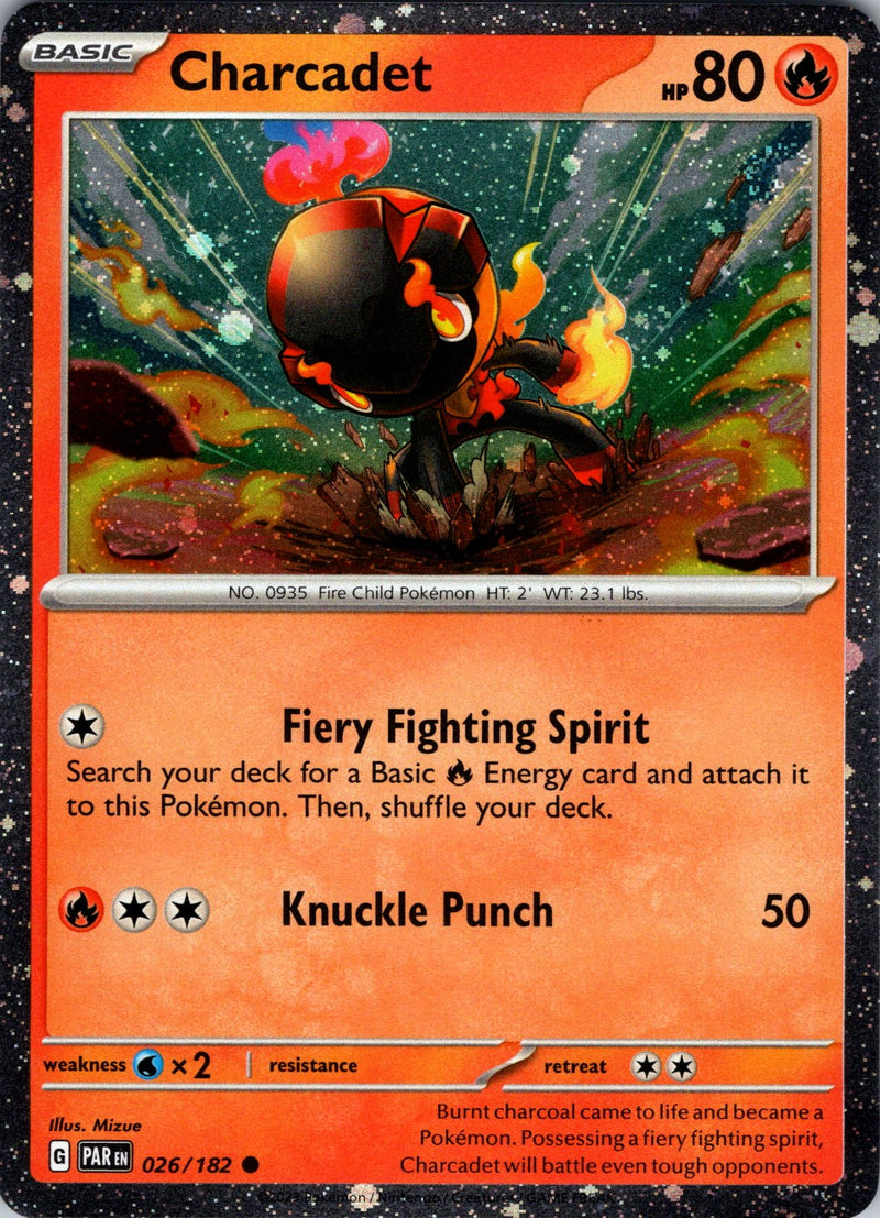 Charcadet (026/182) (Cosmos Holo) [Scarlet & Violet: Paradox Rift] - The Mythic Store | 24h Order Processing