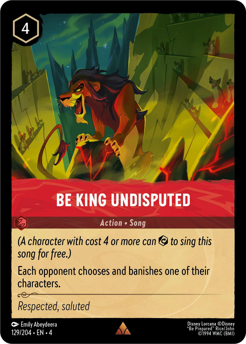 Be King Undisputed (129/204) [Ursula's Return] - The Mythic Store | 24h Order Processing