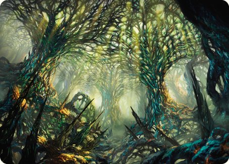 The Hunter Maze Art Card [Phyrexia: All Will Be One Art Series] - The Mythic Store | 24h Order Processing