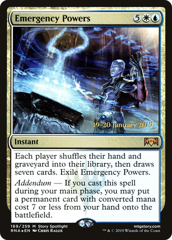 Emergency Powers [Ravnica Allegiance Prerelease Promos] - The Mythic Store | 24h Order Processing
