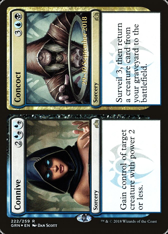 Connive // Concoct [Guilds of Ravnica Prerelease Promos] - The Mythic Store | 24h Order Processing