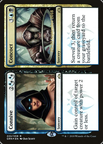 Connive // Concoct [Guilds of Ravnica Prerelease Promos] - The Mythic Store | 24h Order Processing