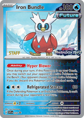Iron Bundle (058) (Staff Prerelease Promo) [Scarlet & Violet: Black Star Promos] - The Mythic Store | 24h Order Processing