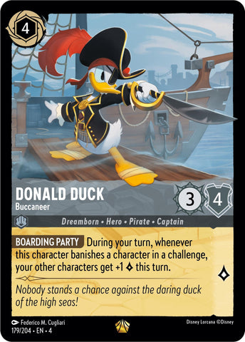 Donald Duck - Buccaneer (179/204) [Ursula's Return] - The Mythic Store | 24h Order Processing