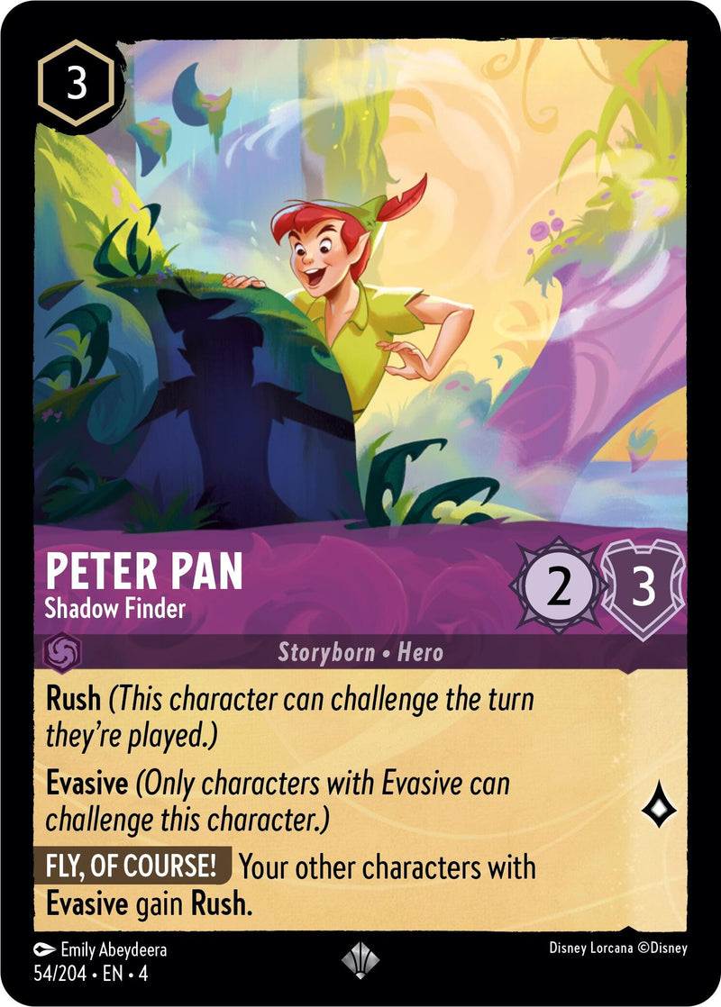 Peter Pan - Shadow Finder (54/204) [Ursula's Return] - The Mythic Store | 24h Order Processing