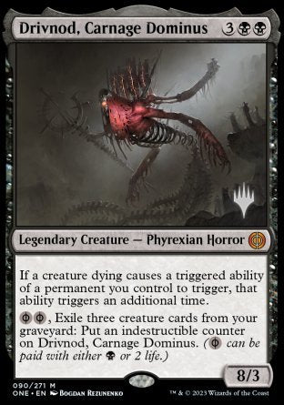 Drivnod, Carnage Dominus (Promo Pack) [Phyrexia: All Will Be One Promos] - The Mythic Store | 24h Order Processing