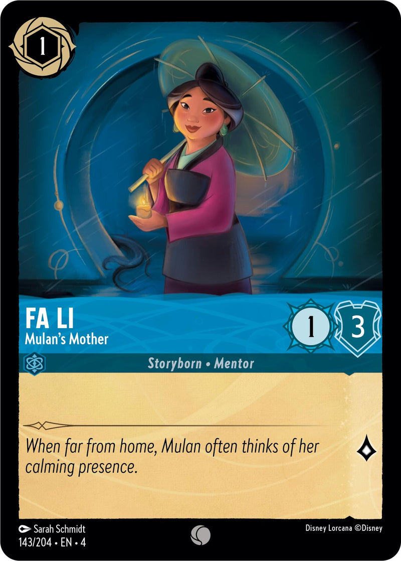Fa Li - Mulan's Mother (143/204) [Ursula's Return] - The Mythic Store | 24h Order Processing