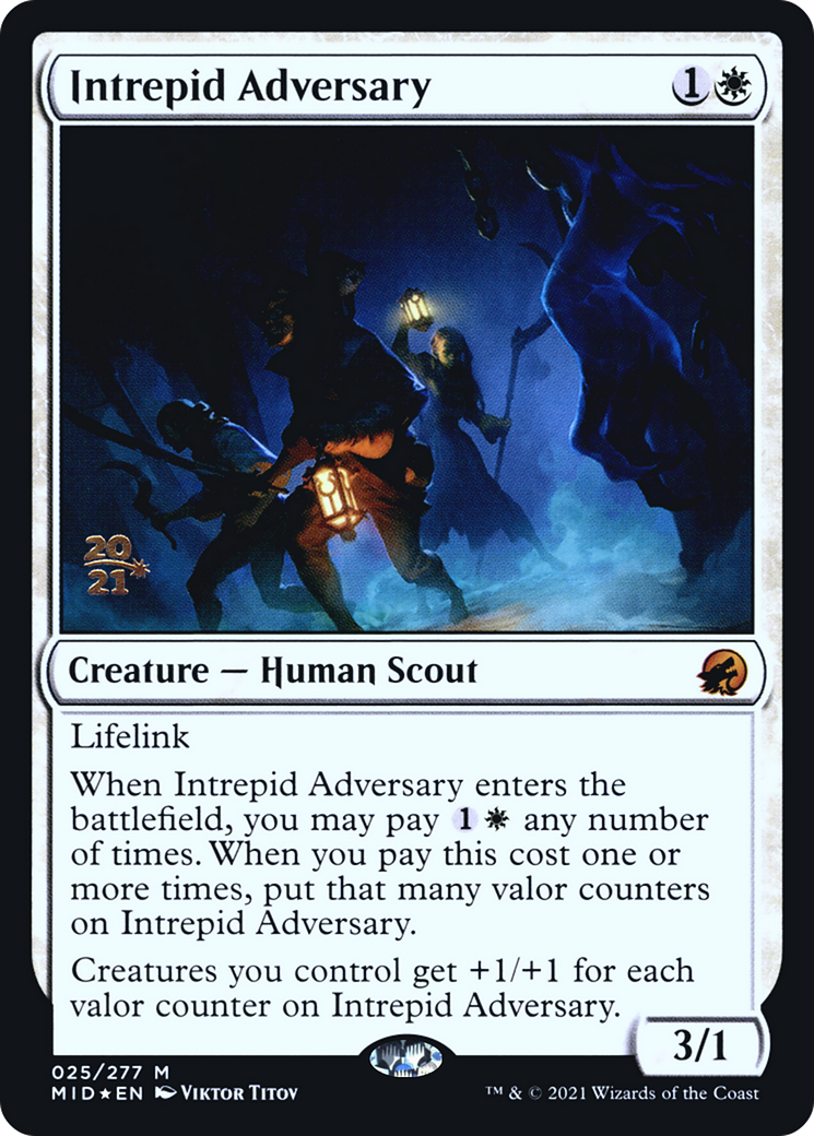 Intrepid Adversary [Innistrad: Midnight Hunt Prerelease Promos] - The Mythic Store | 24h Order Processing