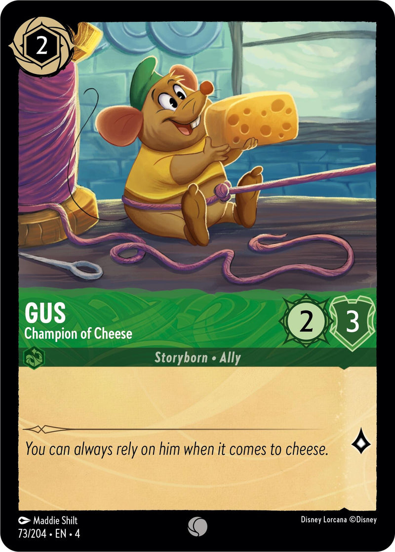 Gus - Champion of Cheese (73/204) [Ursula's Return] - The Mythic Store | 24h Order Processing