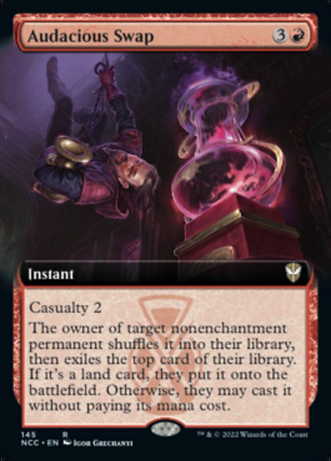Audacious Swap (Extended Art) [Streets of New Capenna Commander] - The Mythic Store | 24h Order Processing