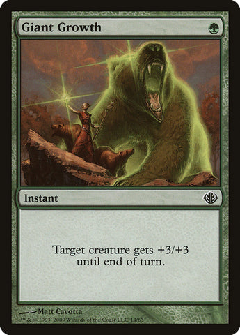 Giant Growth [Duel Decks: Garruk vs. Liliana] - The Mythic Store | 24h Order Processing