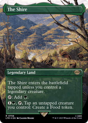 The Shire (Borderless) (Surge Foil) [The Lord of the Rings: Tales of Middle-Earth] - The Mythic Store | 24h Order Processing