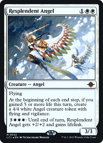 Resplendent Angel (LCI) [The Lost Caverns of Ixalan Prerelease Cards] - The Mythic Store | 24h Order Processing