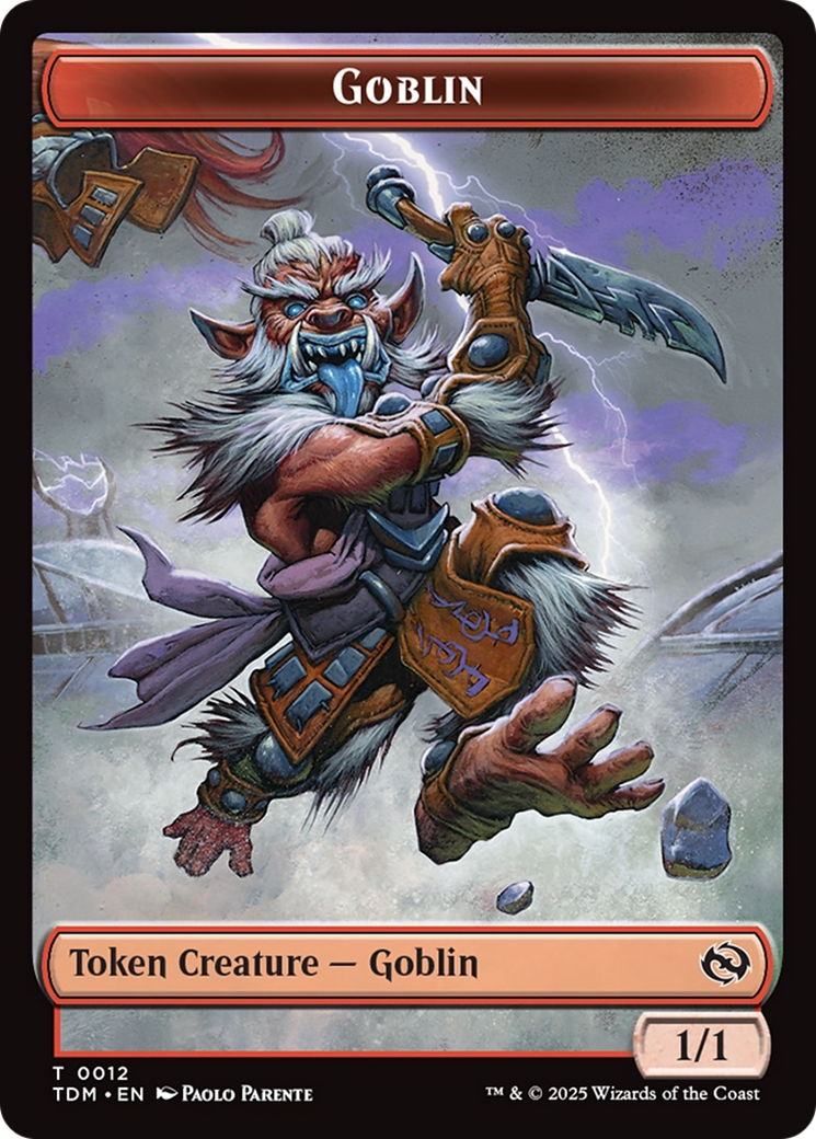 Goblin // Solider (0004) Double-Sided Token [Tarkir: Dragonstorm Commander Tokens] - The Mythic Store | 24h Order Processing