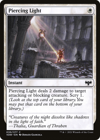 Piercing Light [Innistrad: Crimson Vow] - The Mythic Store | 24h Order Processing