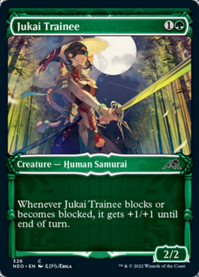 Jukai Trainee (Showcase Samurai) [Kamigawa: Neon Dynasty] - The Mythic Store | 24h Order Processing