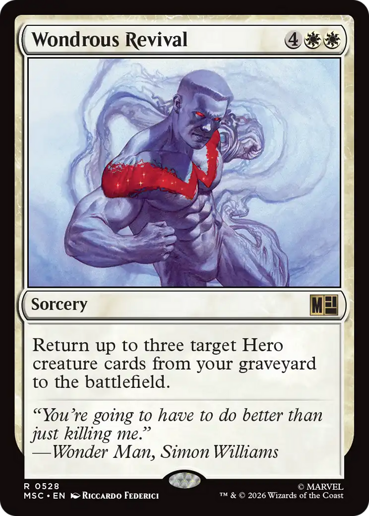 Wondrous Revival [Marvel Super Heroes Commander] - The Mythic Store | 24h Order Processing