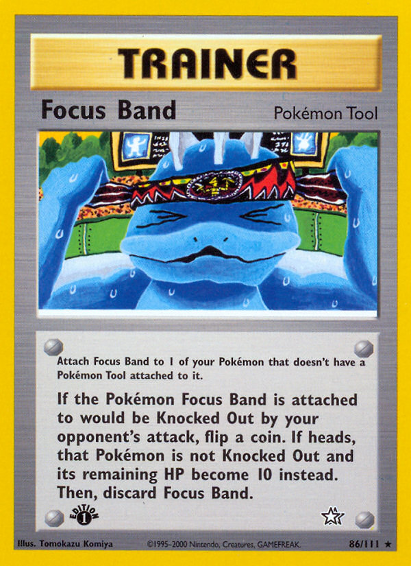 Focus Band (86/111) [Neo Genesis 1st Edition] - The Mythic Store | 24h Order Processing