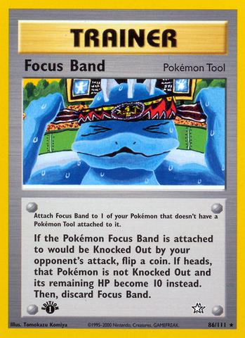 Focus Band (86/111) [Neo Genesis 1st Edition] - The Mythic Store | 24h Order Processing