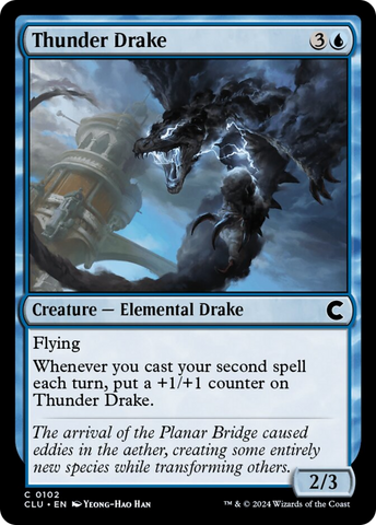 Thunder Drake [Ravnica: Clue Edition] - The Mythic Store | 24h Order Processing