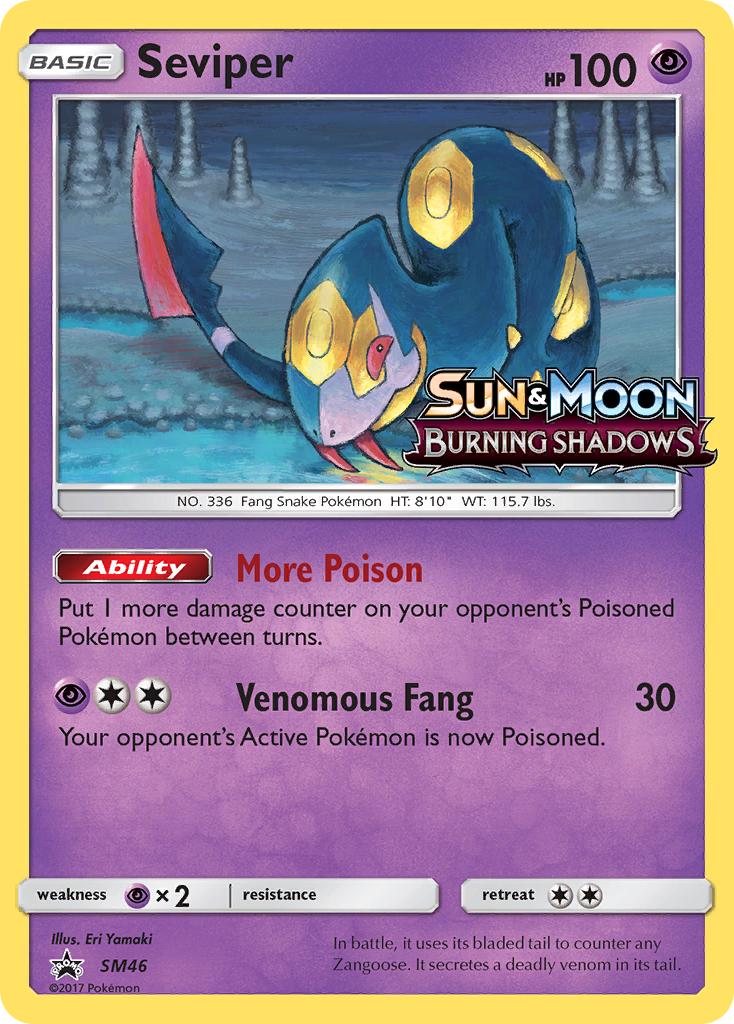 Seviper (SM46) [Sun & Moon: Black Star Promos] - The Mythic Store | 24h Order Processing
