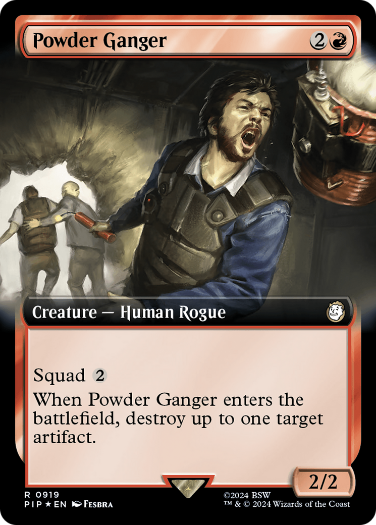 Powder Ganger (Extended Art) (Surge Foil) [Fallout] - The Mythic Store | 24h Order Processing