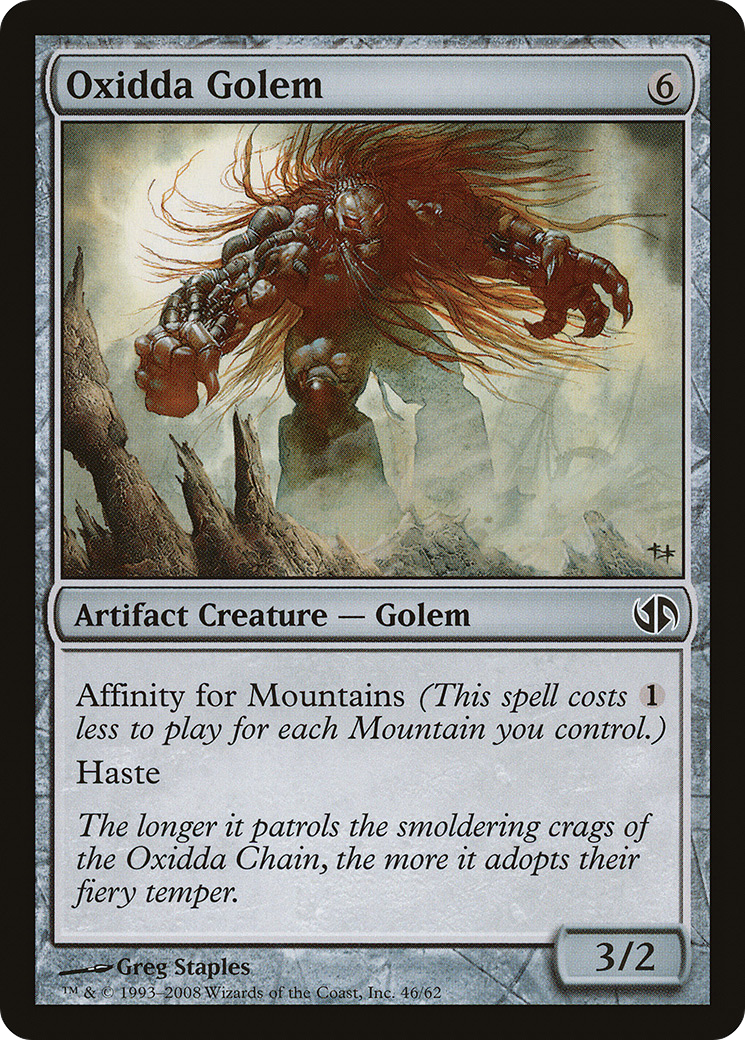 Oxidda Golem [Duel Decks: Jace vs. Chandra] - The Mythic Store | 24h Order Processing