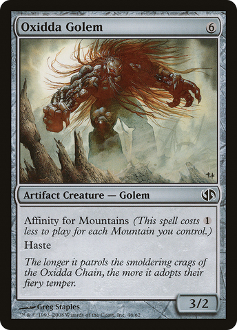 Oxidda Golem [Duel Decks: Jace vs. Chandra] - The Mythic Store | 24h Order Processing