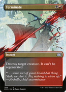 Terminate (Borderless Alternate Art) [Double Masters 2022] - The Mythic Store | 24h Order Processing