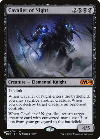 Cavalier of Night [The List] - The Mythic Store | 24h Order Processing