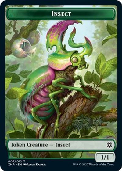 Human // Insect Double-Sided Token [Challenger Decks 2021 Tokens] - The Mythic Store | 24h Order Processing