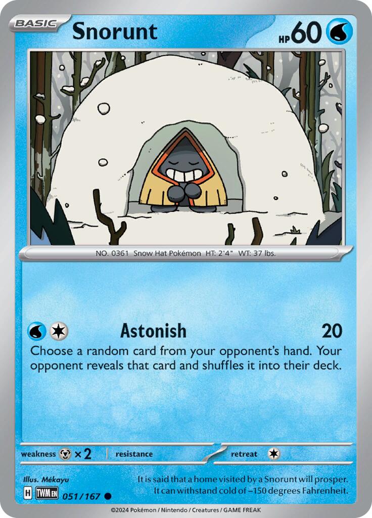 Snorunt (051/167) [Scarlet & Violet: Twilight Masquerade] - The Mythic Store | 24h Order Processing