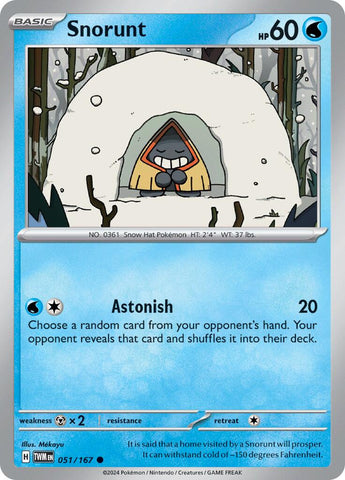 Snorunt (051/167) [Scarlet & Violet: Twilight Masquerade] - The Mythic Store | 24h Order Processing