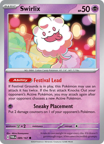 Swirlix (089/167) [Scarlet & Violet: Twilight Masquerade] - The Mythic Store | 24h Order Processing